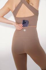 I Am Wonderful High Rise Beige Legging - treasures-4-u-2-day