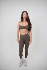 My Time Is Divine Brown Cross-Back Butter Soft Bra - treasures-4-u-2-day