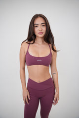 My Time Is Divine Plum Sculpt V-Waist Legging - treasures-4-u-2-day