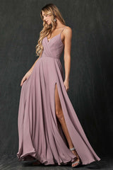 Juliet 263 Spaghetti Strap Long Formal Dress