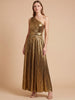One Shoulder Metallic Dress | 28844