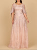 Cape Sleeve Mother's Gown | 28881