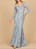 Mermaid, Long Sleeve Gown | 28885