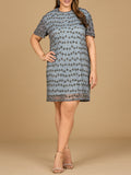 Fancy Beaded T-Shirt Dress