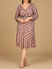 Beaded Midi Dress with Long Sleeves