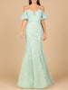 Lace, Off Shoulder Mermaid Gown