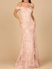 Off Shoulder Lace Mermaid Gown