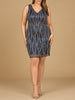 Sleeveless Beaded Short Dress