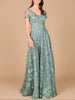 Tonal Lace Ballgown