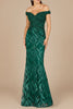 Off Shoulder, Mermaid Lace Gown