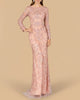 Long Sleeve Lace Gown | 29050