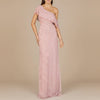 Off Shoulder Sheath Beaded Gown