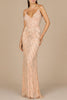 Spaghetti Strap Beaded Dress