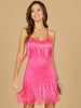 Spaghetti Strap Fringe Dress