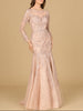 Long Sleeve, Mermaid Lace Gown