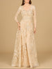 Lace Ballgown with Long Sleeves