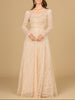 Long Sleeve V-Neck Ballgown