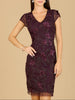 Cap Sleeve Embellished Dress