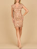 Cap Sleeve Embellished Dress