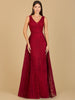 Lace Embroidered Overskirt Dress  - OUTLET