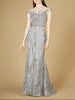 Cap Sleeve, Mermaid Lace Gown with High Neck OUTLET