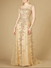Inspired Lace Gown with Cap Sleeves