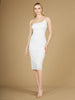 One Shoulder Midi Cocktail Dress - OUTLET
