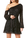 One Shoulder Cocktail Dress OUTLET