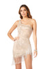 One Shoulder Cocktail Dress with Fringe | 29291