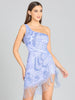 One Shoulder Cocktail Dress with Fringe | 29291