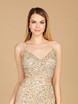 Spaghetti Strap Beaded Top