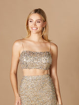Spaghetti Strap Beaded Top