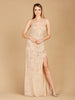 Beaded Tank Dress with Slit  - OUTLET