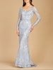 Long Sleeve Lace Mermaid Gown