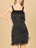 Lara 29488 - Beaded Fringe Cocktail Dress