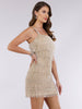Lara 29488 - Beaded Fringe Cocktail Dress