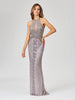 Halter Neck Dress with Keyhole