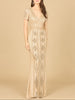 Lara 29606 - Closed Back, Cap Sleeve Dress