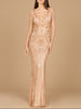 Lara 29615 - Long Sleeve Beaded Dress