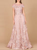 Beautiful Lace Applique A-line Ball Gown | Lara 29619