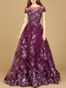 Beautiful Lace Applique A-line Ball Gown | Lara 29619