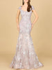 Lara 29642 - Cap Sleeve Mermaid Gown
