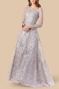 Lara 29759 - Long Sleeves Ballgown Fully Embellished