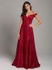 Tonal Beaded Off Shoulder Ballgown | 29349