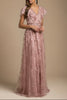 Lara 29966 - Lace, V-Neck Dress