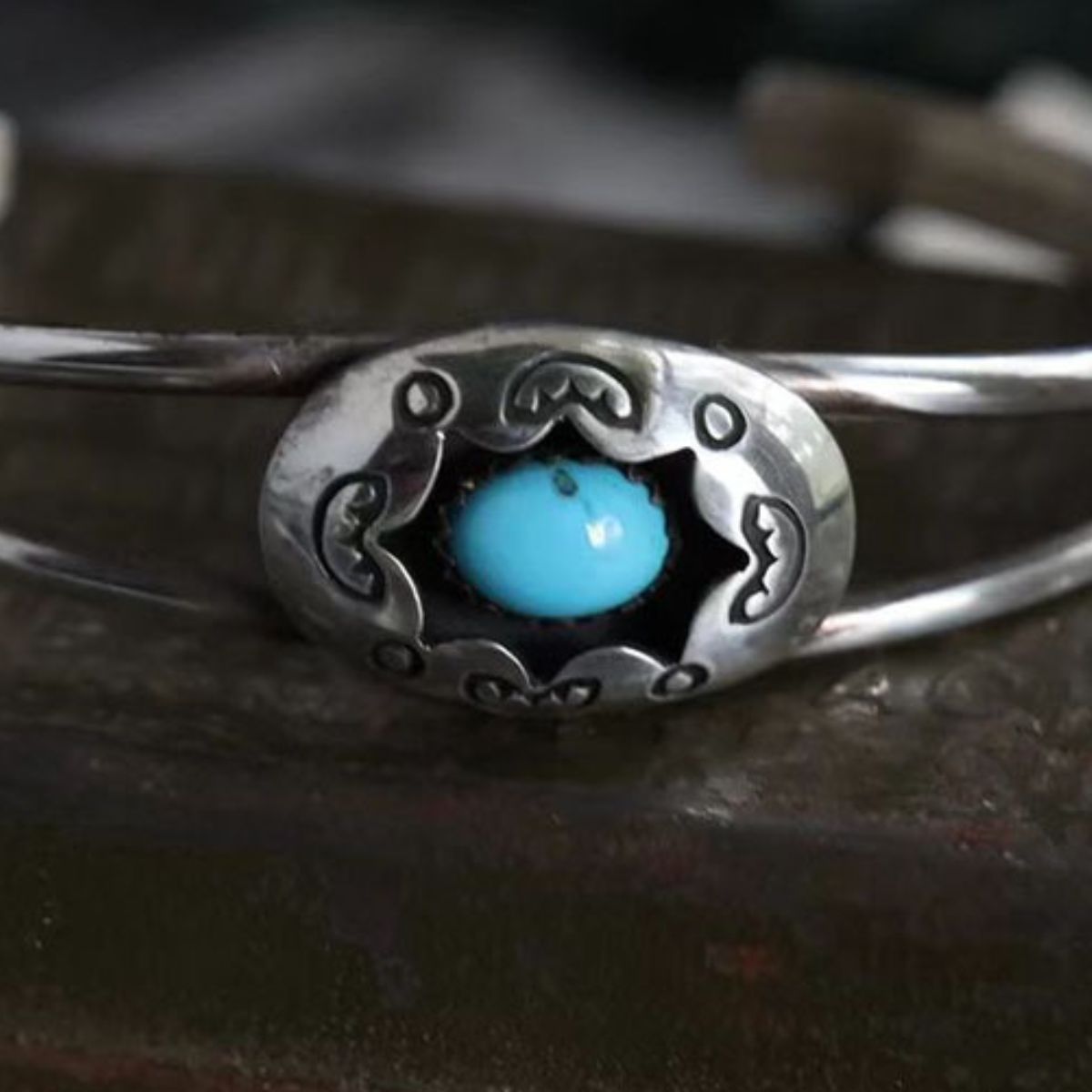 The Persian Princess Silver Cuff Majestic Stone Turquoise Bracelet Collection