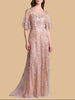 Lara 33277 - Cape Sleeve Mother's Gown