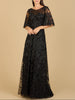 Lara 33277 - Cape Sleeve Mother's Gown