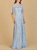 Lara 33277 - Cape Sleeve Mother's Gown