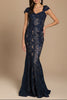 Lara 33491 - Fitted Lace Mermaid Gown OUTLET